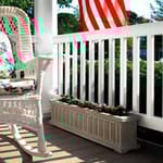 View 42" High Traditional Baluster - Vinyl Railing System